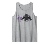 DreamWorks Dragons Strike Class Toothless Tank Top, Men, Heather Grey, Small