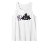 DreamWorks Dragons Strike Class Toothless Tank Top, Men, White, X-Large