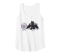 DreamWorks Dragons Strike Class Toothless Tank Top, Women, White, XX-Large