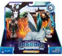 DreamWorks Dragons: The Nine Realms D'Angelo + Plowhorn Action Figure Set