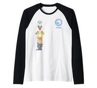 DreamWorks Dragons Tiny Adventures Dragon Tower Raglan Baseball Tee