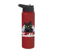 DreamWorks Dragons Toothless Rainbow Butterfly Stainless Steel Insulated Water Bottle