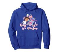 DreamWorks Gabby’s Dollhouse 5Th Grader Pullover Hoodie, Adult Unisex, Royal Blue, Large