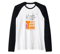 DreamWorks Gabby’s Dollhouse Cakey Tasty Treat Time Ghost Raglan Baseball Tee