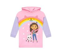 DREAMWORKS Gabby’s Dollhouse Girls Longline Hoodie | Pink 3-4 Years