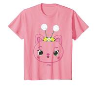 DreamWorks Gabby’s Dollhouse Kitty Fairy Big Face T-Shirt, Youth, Pink, 2T