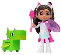 DreamWorks Gabby’s Dollhouse, Knight Gabby Toy Figure Set with Surprise Toy and Mini Dragon Pal, Kids’ Toys for Girls and Boys Aged 3 and Up