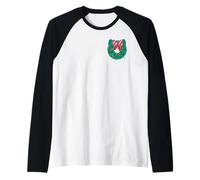 DreamWorks Gabby’s Dollhouse Meowy Christmas Tree Dual Sided Raglan Baseball Tee