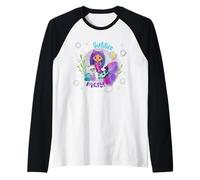 DreamWorks Gabby’s Dollhouse The Movie Bubble Party Raglan Baseball Tee