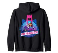 DreamWorks Gabby’s Dollhouse The Movie Cat Francisco Racer Zip Hoodie