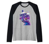 DreamWorks Gabby’s Dollhouse The Movie Extra Vroom Vroom Raglan Baseball Tee