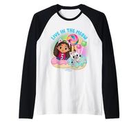 DreamWorks Gabby’s Dollhouse The Movie Live in The Meow Raglan Baseball Tee