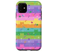 DreamWorks Gabby’s Dollhouse The Movie Sprinkle Stripe AOP Case for iPhone 11