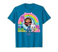 DreamWorks Gabby's Dollhouse 5th Birthday T-Shirt, Men, Sapphire Blue, 3X-Large