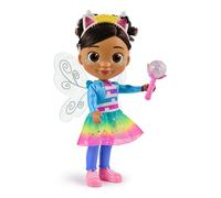 DreamWorks Gabby's Dollhouse Fairylandia Dandelion Magic Gabby Doll with Light-Up Wings, 33-cm Doll with 20+ Sounds and Songs, Pretend Play Toys for Kids, Ages 3+