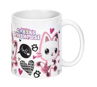 DREAMWORKS GABBY'S DOLLHOUSE Gabby's Dollhouse 11oz Ceramic Mug 325ml Coffee Cup, Dishwasher & Microwave Safe, Officially Licensed Gift for Kids & Adults