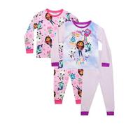 DREAMWORKS GABBY'S DOLLHOUSE Girls Pyjamas 2 Pack | Gabby Girls' Pyjama Sets | Pink 7-8 Years