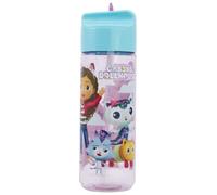 DREAMWORKS GABBY'S DOLLHOUSE Girls Water Bottle With Straw, One Size Pink