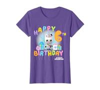 DreamWorks Gabby's Dollhouse Happy 6th Birthday T-Shirt
