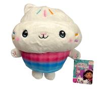 DREAMWORKS GABBY'S DOLLHOUSE - Large 25-35cm Super Soft Gift Quality Embroidered Plush - (Cakey Cat)