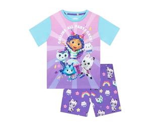 DreamWorks Gabbys Dollhouse Pyjamas | Pandy Paws And Mercat Girls Short Pyjamas | Girls’ Pyjama Sets | Multicolour 9-10 Years