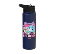 DreamWorks Gabby's Dollhouse Ready for 5th Grade CatRat Stainless Steel Insulated Water Bottle