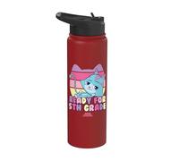 DreamWorks Gabby's Dollhouse Ready for 5th Grade CatRat Stainless Steel Insulated Water Bottle
