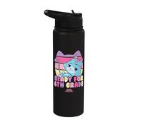 DreamWorks Gabby's Dollhouse Ready for 6th Grade CatRat Stainless Steel Insulated Water Bottle