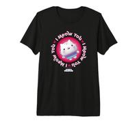 DreamWorks Gabby's Dollhouse Valentine's Day Cakey Meow Premium T-Shirt