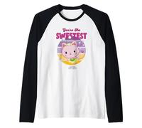 DreamWorks Gabby's Dollhouse Valentine's Day Kitty Fairy Raglan Baseball Tee