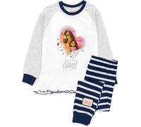 DreamWorks Girl's Long Sleeve Long Leg Pyjama Set (Girls Navy) in Blue | Size: 6-7 Years DreamWorks Blue 6-7 Years