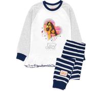 DreamWorks Girl's Long Sleeve Long Leg Pyjama Set | Navy | Official Merch in Blue | Size: 9-10 Years DreamWorks Blue 9-10 Years