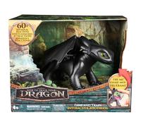 Dreamworks Dragons How to Train Your Dragon, Tame & Train Interactive Toothless, Dragon Toy with 60 Sounds & Reactions, Kids Toys for Boys & Girls Ages 4 & up