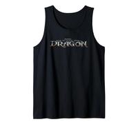 DreamWorks How to Train Your Dragon Movie Logo Tank Top, Men, Black, Small