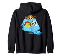 DreamWorks KouKou Cozy Scarf Snuggle Trio Zip Hoodie