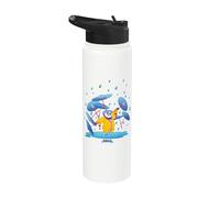 DreamWorks Kung Fu Panda Lunar New Year Rain Stainless Steel Insulated Water Bottle