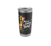 DreamWorks Madagascar Holiday Melman Making Spirits Bright Stainless Steel Insulated Tumbler