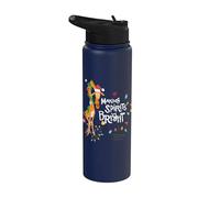 DreamWorks Madagascar Holiday Melman Making Spirits Bright Stainless Steel Insulated Water Bottle