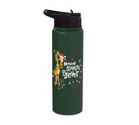 DreamWorks Madagascar Holiday Melman Making Spirits Bright Stainless Steel Insulated Water Bottle