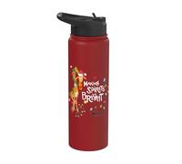 DreamWorks Madagascar Holiday Melman Making Spirits Bright Stainless Steel Insulated Water Bottle