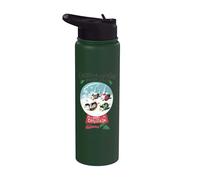 DreamWorks Madagascar Penguins Crashing Through the Snow Stainless Steel Insulated Water Bottle