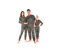 DreamWorks Men's Shrek Pyjama Set in Black | Size: Large DreamWorks Black L