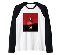 DreamWorks The Bad Guys 2 Mr. Wolf Poster Style Raglan Baseball Tee