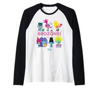 DreamWorks Trolls Band Together BroZone Poppy and Viva Raglan Baseball Tee