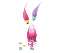 DreamWorks Trolls Band Together Hair Pops Poppy Small Doll with Removable Clothes & 3 Surprise Accessories, HNF10