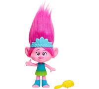 DreamWorks Trolls Band Together Rainbow HairTunes Queen Poppy Doll & Crown Accessory with Light-Up Hair, Music & Sounds, Gift for Ages 3 Years Old &