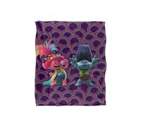 DreamWorks Trolls Blanket, 152 x 127 cm Cheer Up Super Soft Throw Blanket DreamWorks Multicolor 152 x 127 cm