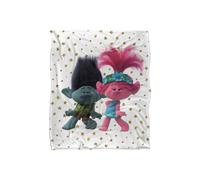 DreamWorks Trolls Blanket, 152 x 127 cm Happy Together Super Soft Throw Blanket DreamWorks Multicolor 152 x 127 cm