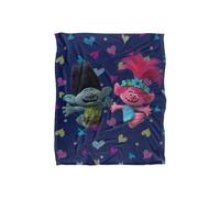 DreamWorks Trolls Blanket, 152 x 127 cm Pat A Cake Super Soft Throw Blanket DreamWorks Multicolor 152 x 127 cm