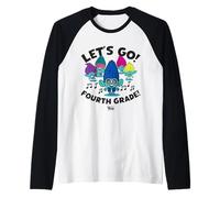 DreamWorks Trolls BroZone Let’s Go! Fourth Grade! Raglan Baseball Tee
